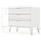 Manhattan Comfort Rockefeller Dresser in White, PK2 2-103GMC1 - alternate 8
